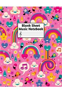 Blank Sheet Music Notebook