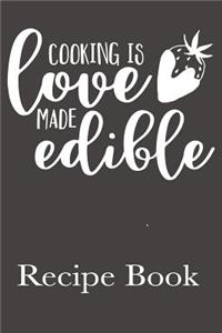 Cooking Is Love Made Edible Recipe Book