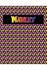 120 Page Handwriting Practice Book with Colorful Alien Cover Marley