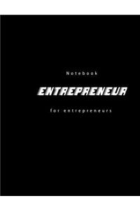 Entrepreneur Notebook for Entrepreneurs