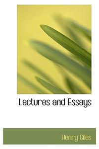 Lectures and Essays