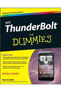 HTC Thunderbolt for Dummies