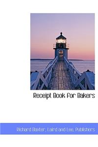 Receipt Book for Bakers