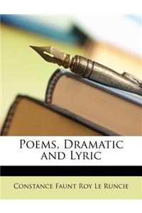 Poems, Dramatic and Lyric