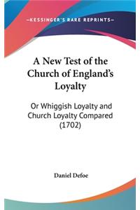 A New Test of the Church of England's Loyalty