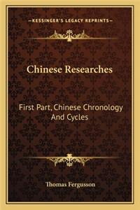 Chinese Researches