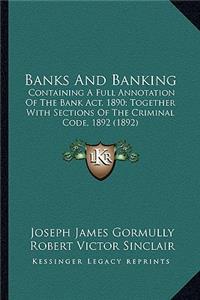 Banks and Banking