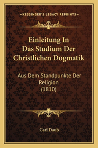 Einleitung In Das Studium Der Christlichen Dogmatik