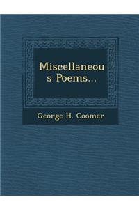 Miscellaneous Poems...