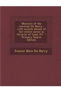 Memoirs of the Comtesse Du Barry