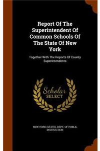 Report Of The Superintendent Of Common Schools Of The State Of New York