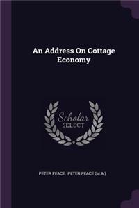 Address On Cottage Economy