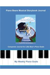 Piano Bears Musical Storybook Journal