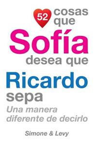 52 Cosas Que Sofía Desea Que Ricardo Sepa