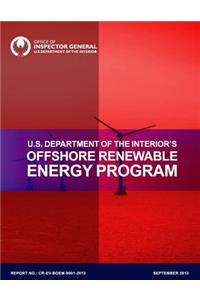 U.S. Department of the Interior's Offshore Renewable Energy Program
