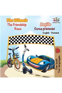 The Wheels The Friendship Race (English Romanian Book for Kids)