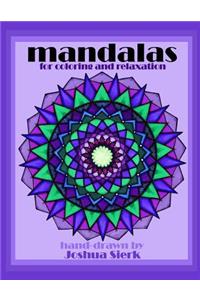 mandalas for coloring and relaxation