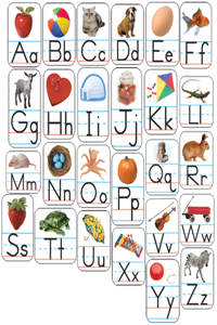 Alphabet: Photographic Shape Stickers