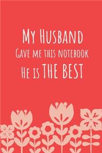 My husband gave me this notebook