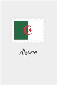 Algeria flag minimalist notebook