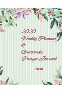 2020 Weekly Planner and Gratitude Prayer Journal