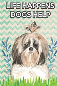 Life Happens Dogs Help 2020 Weekly Planner with Bible Verses