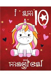 unicorn journal i am 10 and magical