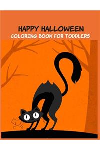 Happy Halloween Coloring Book for Toddlers