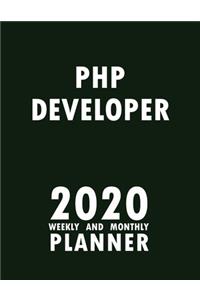 Php Developer 2020 Weekly and Monthly Planner