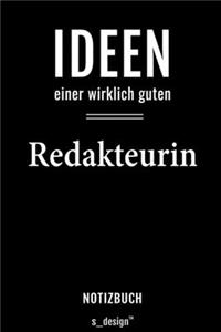 Notizbuch für Redakteure / Redakteur / Redakteurin