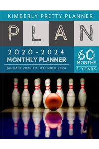 5 year monthly planner 2020-2024