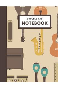 Ukulele Tab Notebook