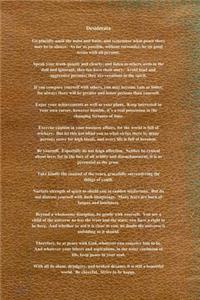 Desiderata