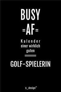 Kalender für Golf-Spieler / Golf-Spielerin