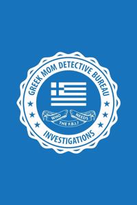 Greek Mom Detective Bureau Notebook