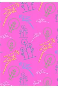 Tropisches Malbuch und Notizbuch