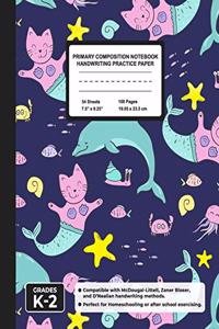 Primary Composition Notebook Handwriting Practice Paper