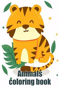 Animals coloring book