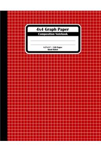4x4 Graph Paper Composition Notebook
