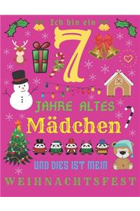 Ich bin ein 7 Jahre altes Mädchen und dies ist mein Weihnachtsfest