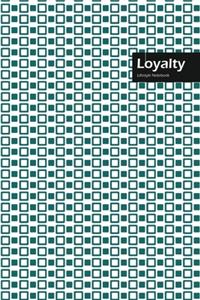 Loyalty Lifestyle, Creative, Write-in Notebook, Dotted Lines, Wide Ruled, Medium Size 6 x 9 Inch, 288 Pages (Olive Gre)
