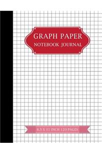 Graph Paper Notebook Journal 8.5 X 11 Inches 120 Pages