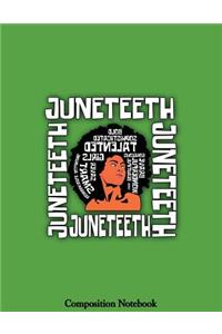 Juneteeth Composition Notebook