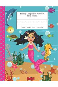 Primary Composition Notebook Story Journal: Educational Writing and Drawing Handwriting Activity Workbook