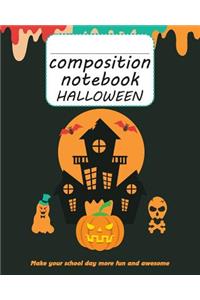 Composition book Halloween - Make your school day more fun and awesome