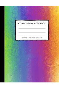 Composition Notebook Wide Ruled