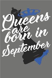 Queens Are Born in September - Birthday Month Journals