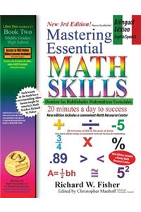 Mastering Essential Math Skills Book 2, Bilingual Edition - English/Spanish