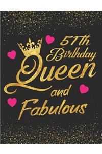 51th Birthday Queen and Fabulous