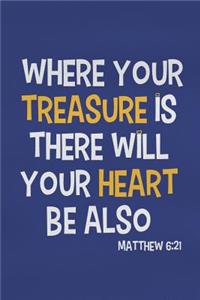 Where Your Treasure Is There Will Your Heart Be Also - Matthew 6